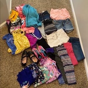 HUGE lot of 6/7/8 clothes